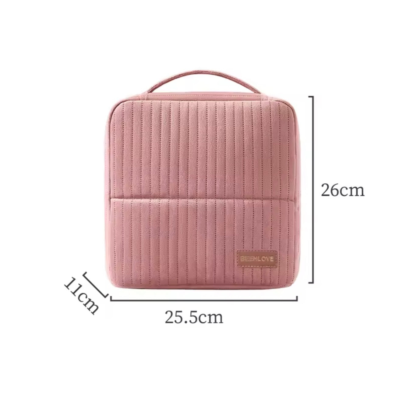 EasyGo Premium Velvet Makeup Bag - Large Capacity Travel Organizer